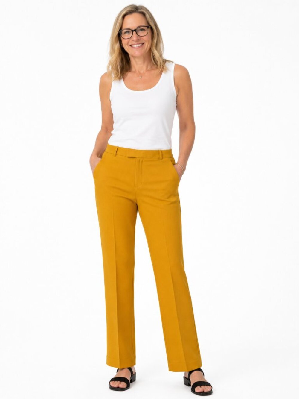 S.F.W. Suitable For Work Canary Yellow Ladies pants - 6